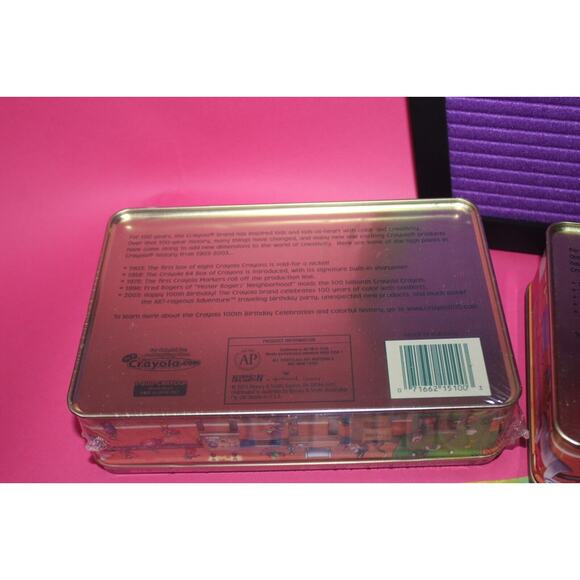 2 Crayola Vintage Tins With Retired Crayons And 64 Classic Nostalgia Box Sets - Picture 5 of 9